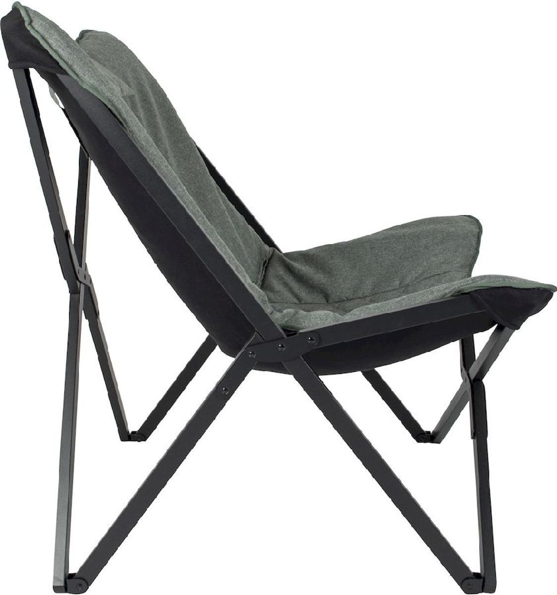 Bo-Camp Industrial Relaxstoel Molfat Groen/Grijs