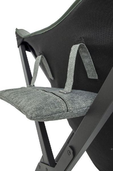 Bo-Camp Industrial Relaxstoel Molfat Groen/Grijs