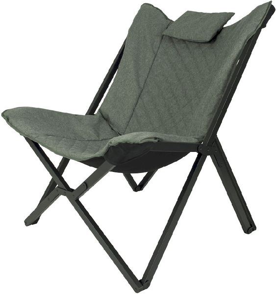 Bo-Camp Industrial Relaxstoel Molfat Groen/Grijs