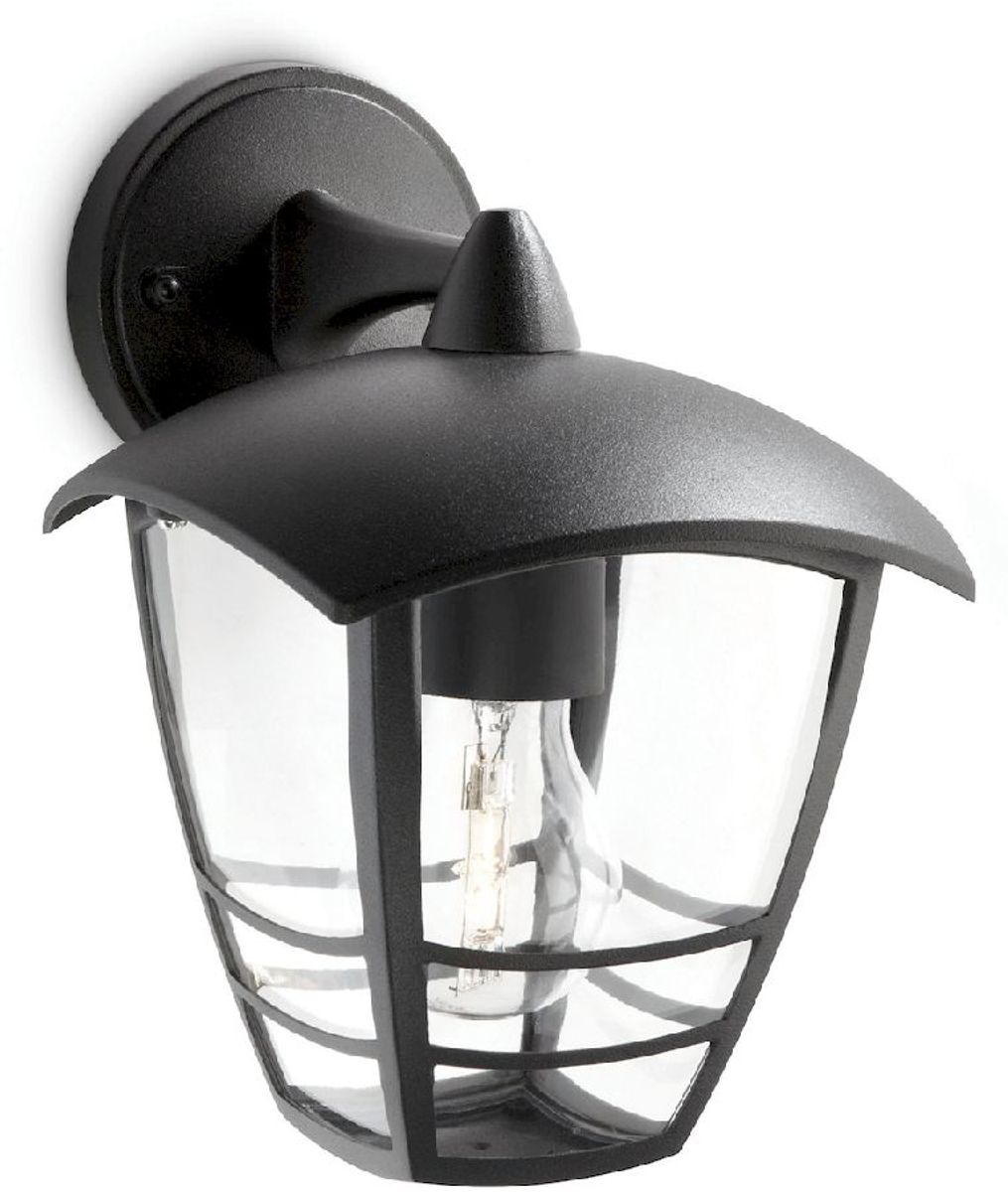 Philips myGarden Creek Down E27 wandlamp - Zwart product 2