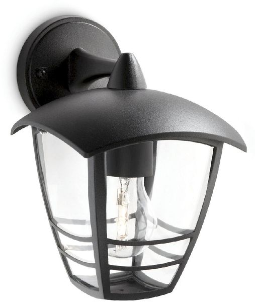 Philips myGarden Creek Down E27 wandlamp - Zwart product 2