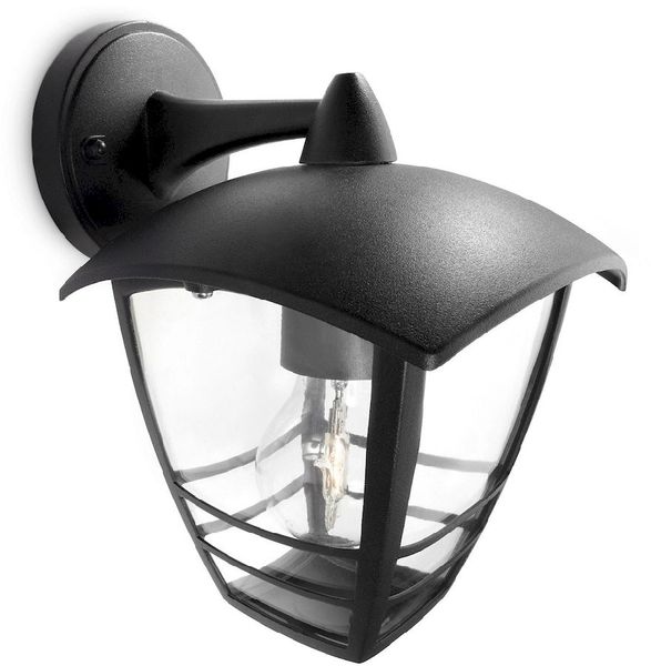 Philips myGarden Creek Down E27 wandlamp - Zwart product
