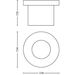 Philips myGarden Moss led inbouwspot - Wit afmetingen