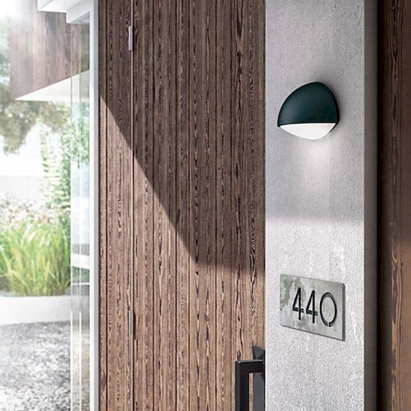 Philips myGarden Dust led wandlamp - antraciet sfeerimpressie overdag