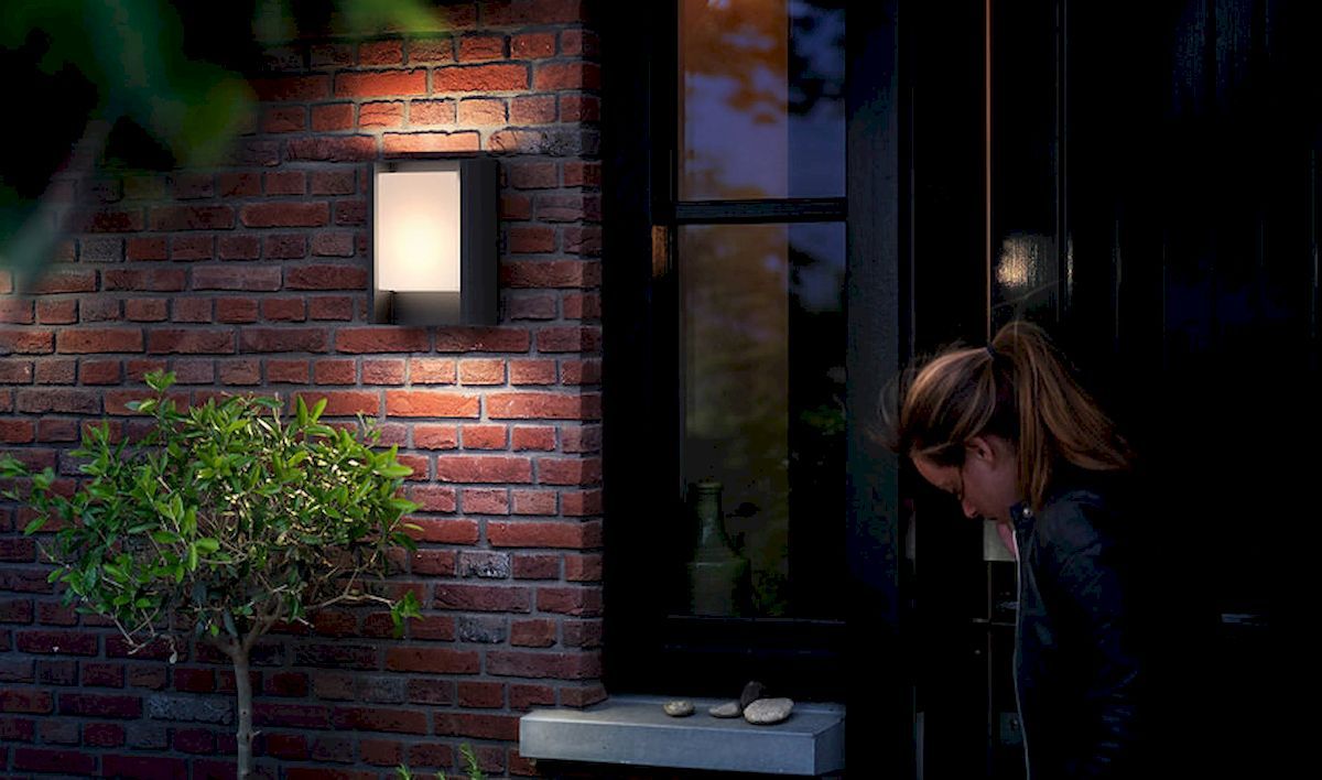 Philips myGarden arbour led wandlamp - Antraciet sfeerimpressie