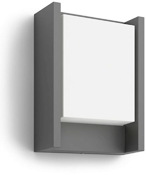 Philips myGarden arbour led wandlamp - Antraciet voorzijde