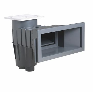 AQS skimmer brede zuigmond - Antraciet