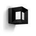 Philips myGarden Parterre led wandlamp - Zwart zijkant