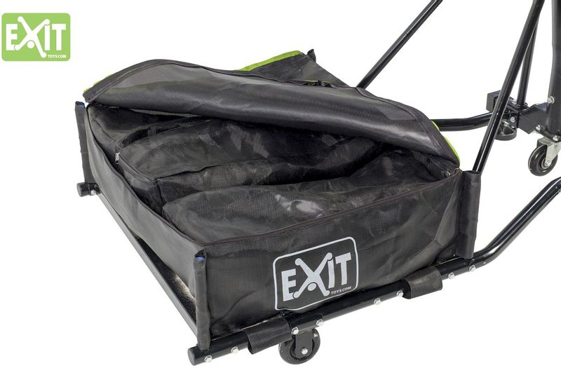 EXIT Galaxy verplaatsbaar basketbalbord met dunkring contragewichten