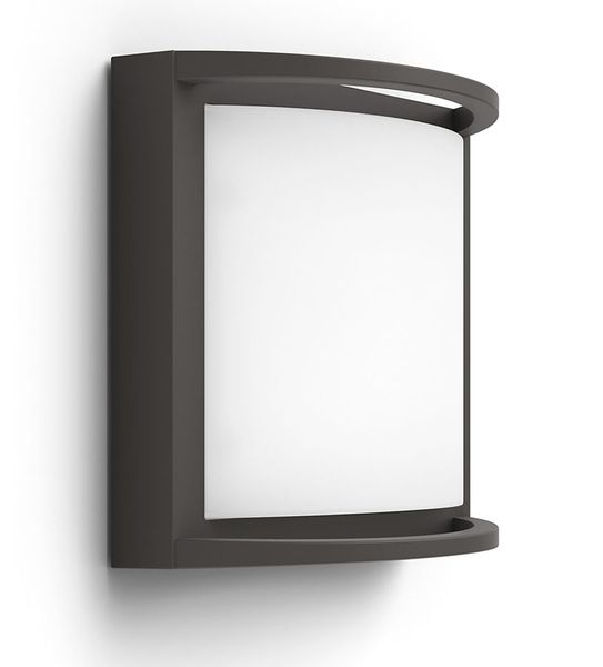 Philips myGarden Samondra led wandlamp - Antraciet  schuin