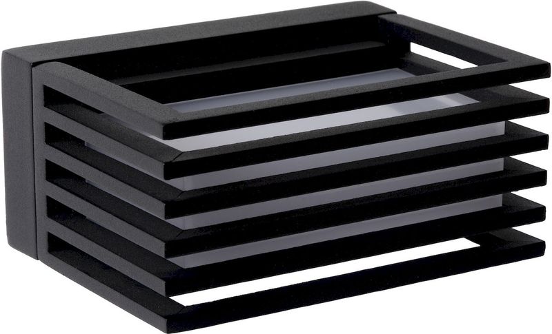 Lucide MALTA led wandlamp - Zwart, lamp uit