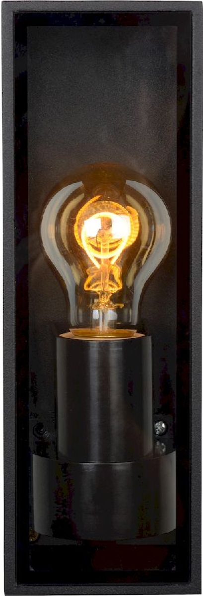 Lucide Dukan E27 wandlamp - Zwart