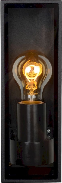 Lucide Dukan E27 wandlamp - Zwart