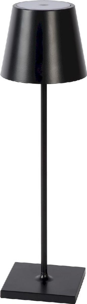 Lucide Justin led tafellamp - Zwart - Uit