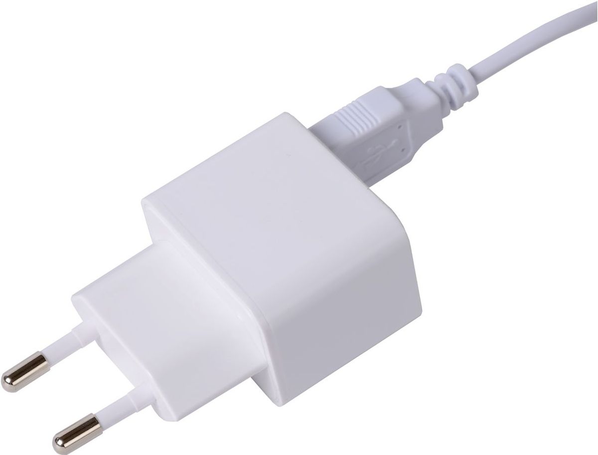 Lucide Justin led tafellamp - Wit - stekker