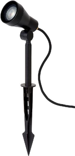 Lucide Spike GU10 led tuinspot - Zwart, lamp uit