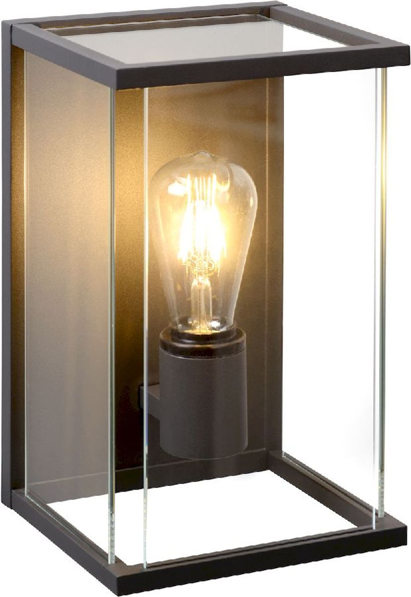 Lucide Claire E27 wandlamp - Antraciet