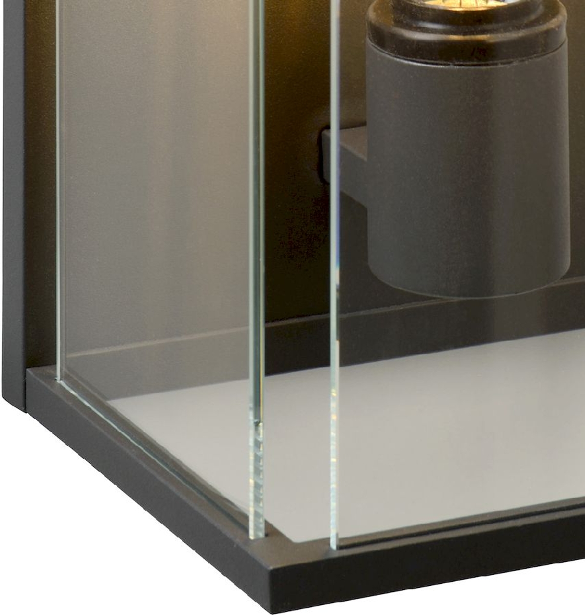 Lucide Claire E27 wandlamp - Antraciet