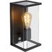 Lucide Claire E27 wandlamp - met sensor - Antraciet