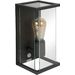 Lucide Claire E27 wandlamp - met sensor - Antraciet, lamp uit