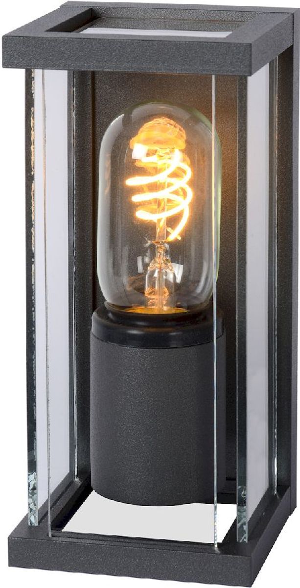 Lucide Claire Mini E27 wandlamp - 1 spot - Antraciet