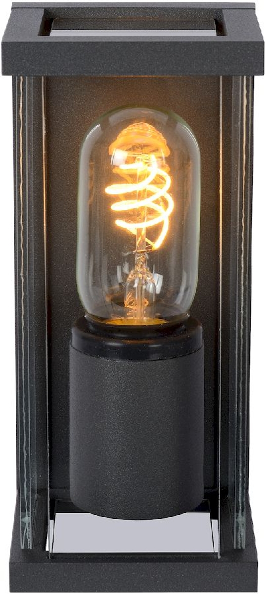 Lucide Claire Mini E27 wandlamp - 1 spot - Antraciet