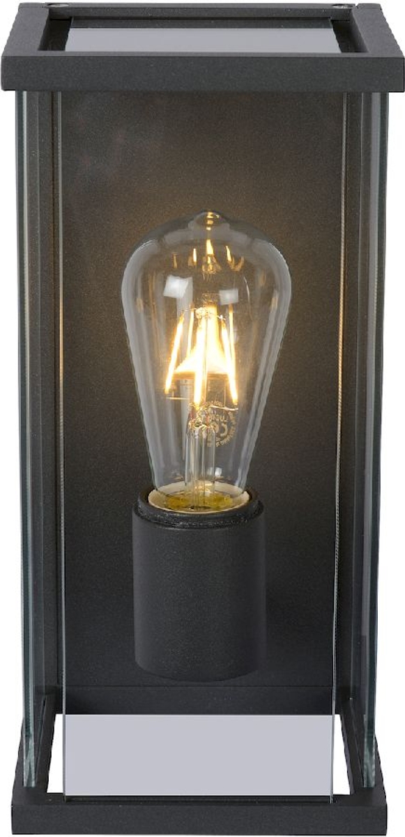 Lucide Claire Mini E27 wandlamp - 1 spot - Antraciet