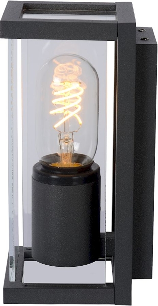 Lucide Claire Mini E27 wandlamp - 1 spot - Antraciet