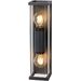 Lucide Claire Mini E27 wandlamp - 2 spots - Antraciet