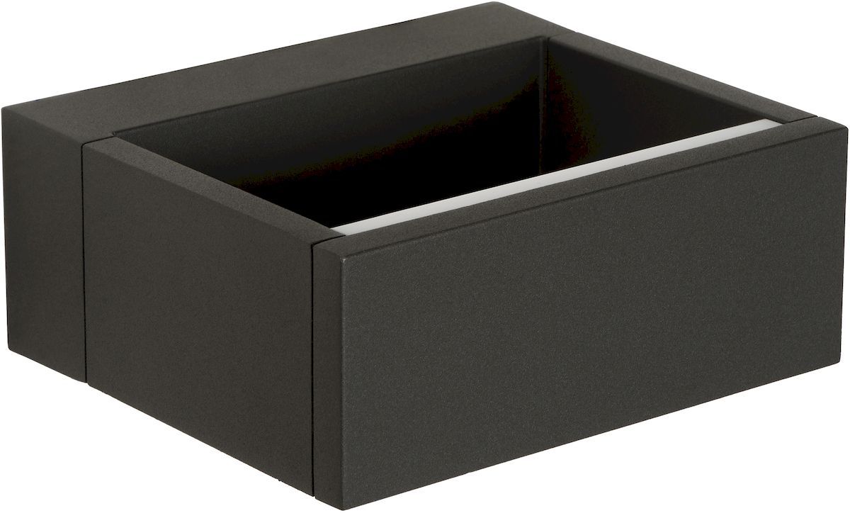 Lucide Goa led wandlamp - Antraciet, lamp uit