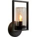 Lucide Nispen E14 wandlamp - Zwart