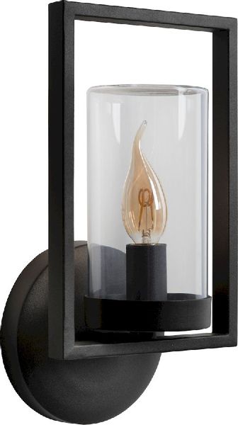 Lucide Nispen E14 wandlamp - Zwart, lamp uit