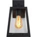 Lucide Matslot E27 wandlamp - Zwart, voorkant details