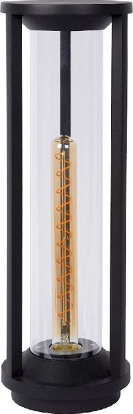 Lucide Cadix E27 sokkellamp - 50 cm - Zwart - Uit