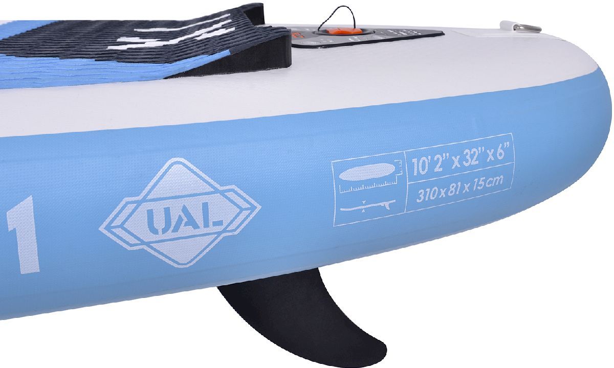 Zray X-Rider X1 Combo opblaasbaar supboard kajakset voorkant en vin