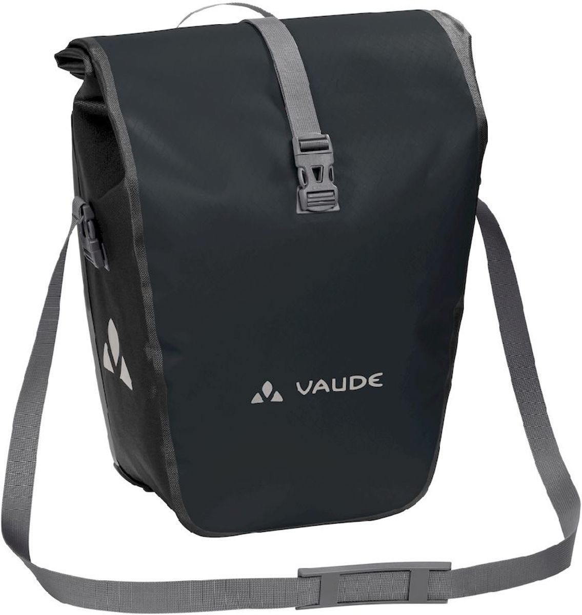 Vaude Aqua back dubbele fietstas - 48 liter - Zwart voorkant