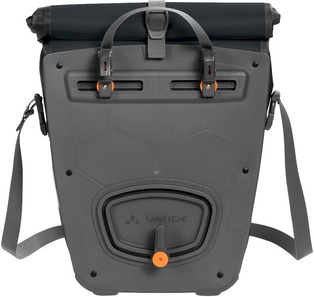 Vaude Aqua back dubbele fietstas - 48 liter - Zwart achterkant