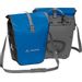 Vaude Aqua back dubbele fietstas - 48 liter - Blauw voor- en achterkant