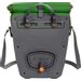 Vaude Aqua back dubbele fietstas - 48 liter - Groen achterkant