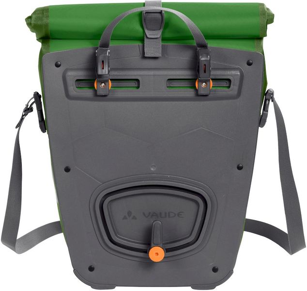 Vaude Aqua back dubbele fietstas - 48 liter - Groen achterkant