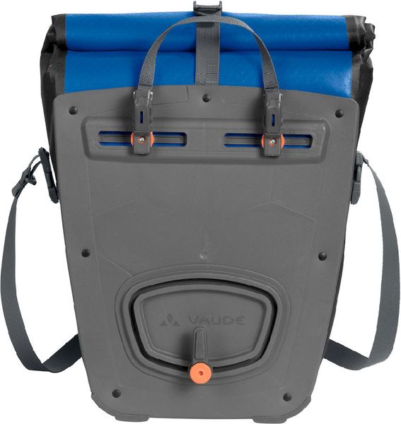 Vaude Aqua back plus dubbele fietstas - 51 liter - Blauw achterkant