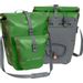 Vaude Aqua back plus dubbele fietstas - 51 liter - Groen voor- en achterkant