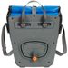 Vaude Aqua front dubbele fietstas - 28 liter - Blauw achterkant