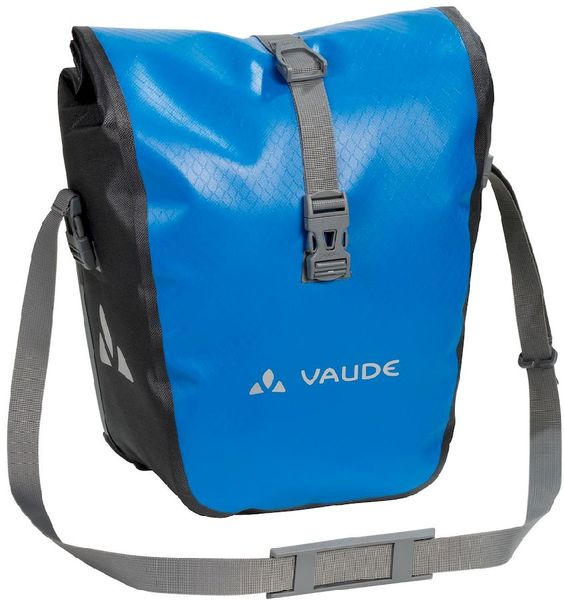 Vaude Aqua front dubbele fietstas - 28 liter - Blauw