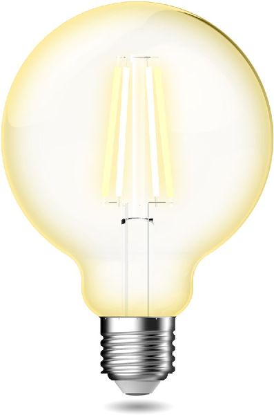 Nordlux G95 Filament Smart E27 ledlamp - Clear - 4,7 W licht aan
