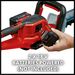 Einhell GE-CH 3665 Li accu heggenschaar solo - zonder accu - met 2 18V Power-X-Change accu's