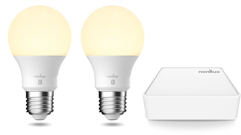 Nordlux Startpakket - A60 E27 Smart ledlamp - 2 stuks + Wifi Bridge