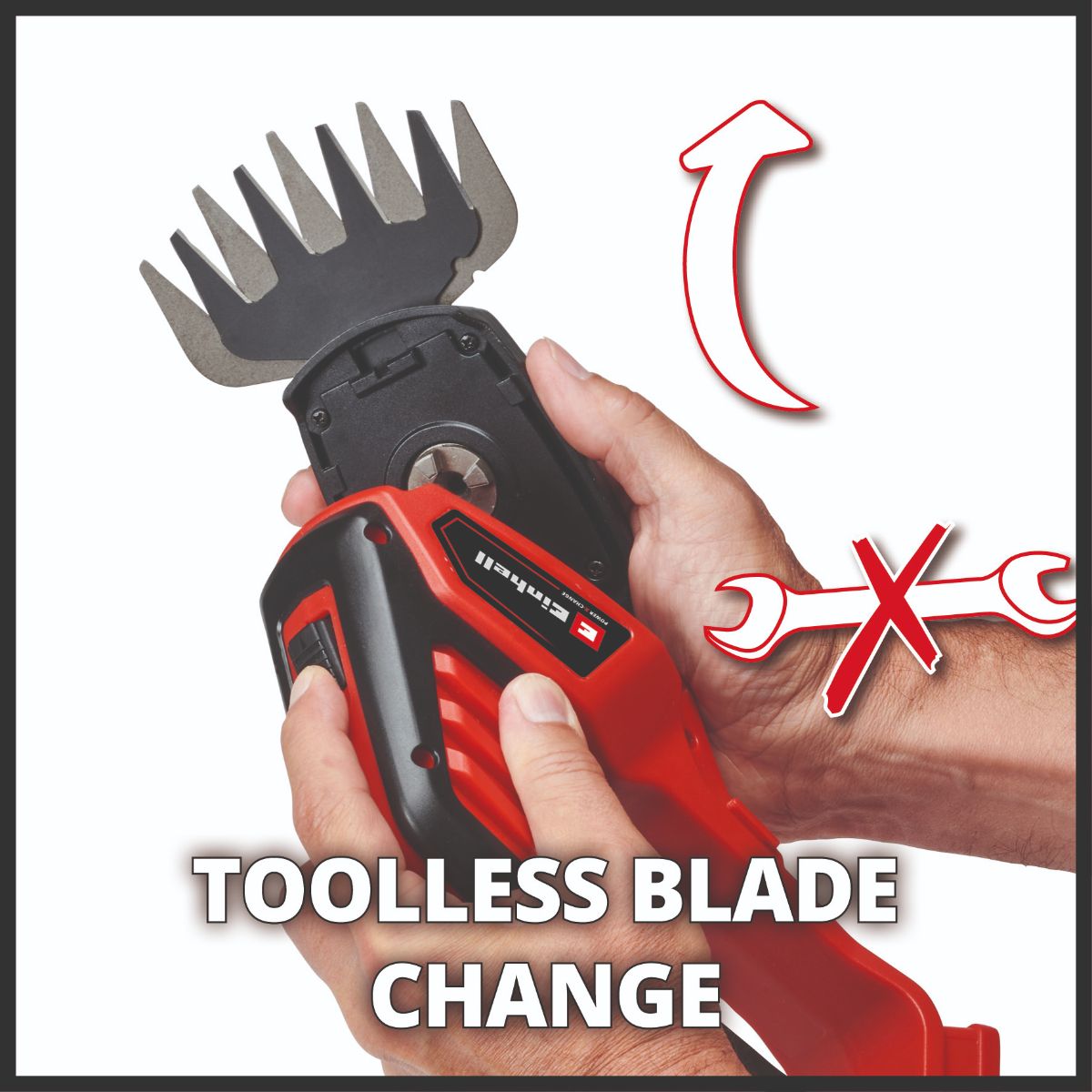 Einhell GE-CG 18/100 Accu gras en heggenschaar solo