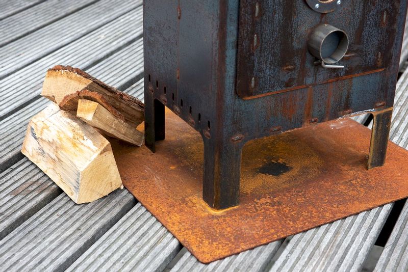 Weltevree outdooroven vloerplaat sfeerbeeld