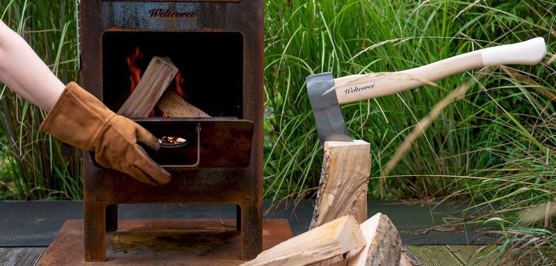 Weltevree outdooroven deur sfeerbeeld